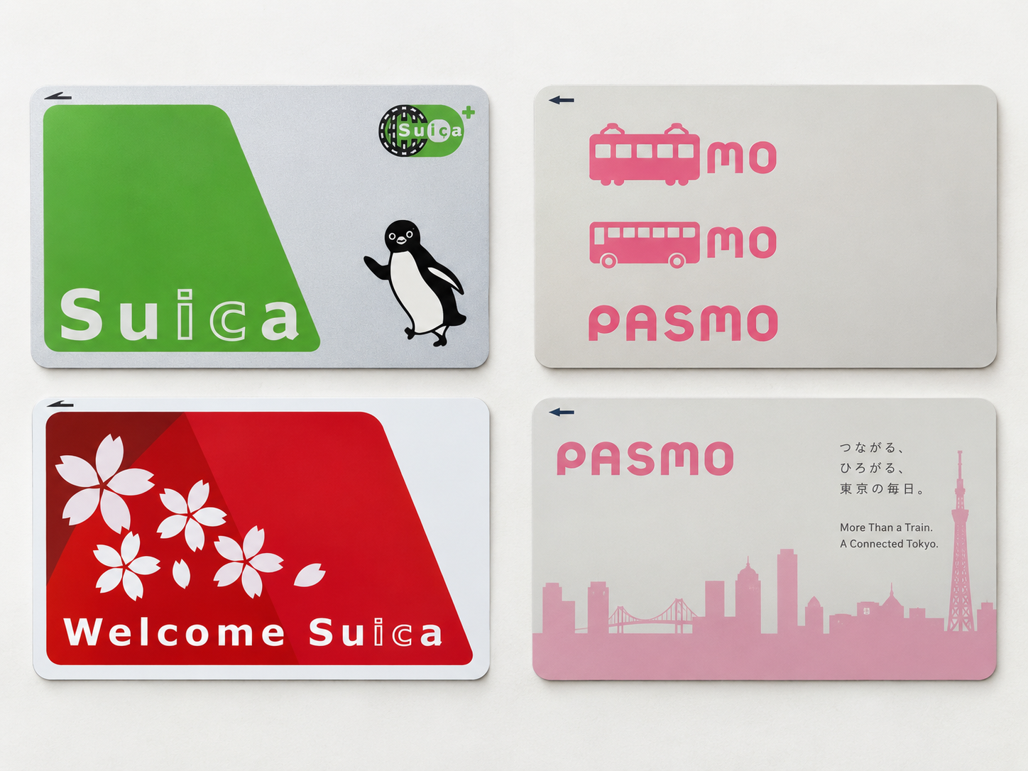 Japan transit IC card collection